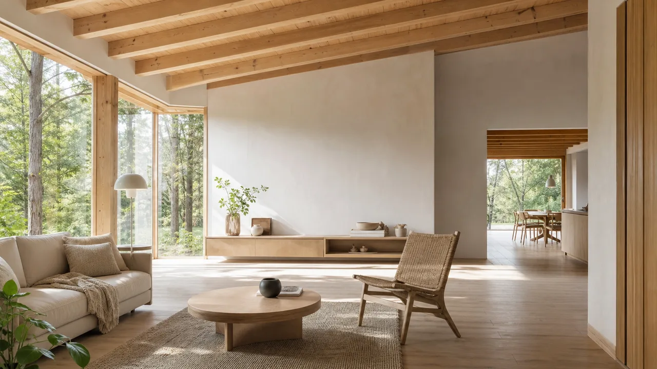 Comfort abitativo in una casa in legno