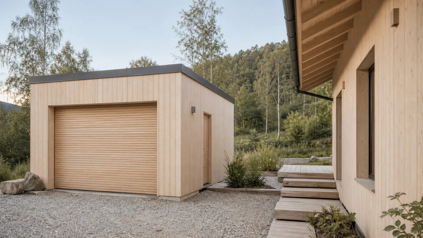 Garage e annessi in legno X-Lam: la guida