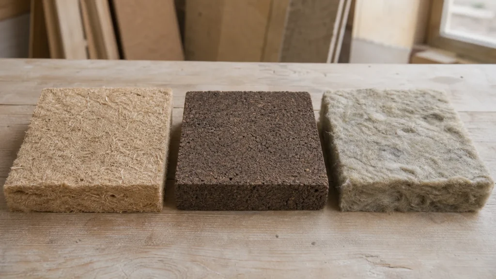 Isolanti naturali a confronto: sughero, fibra di legno