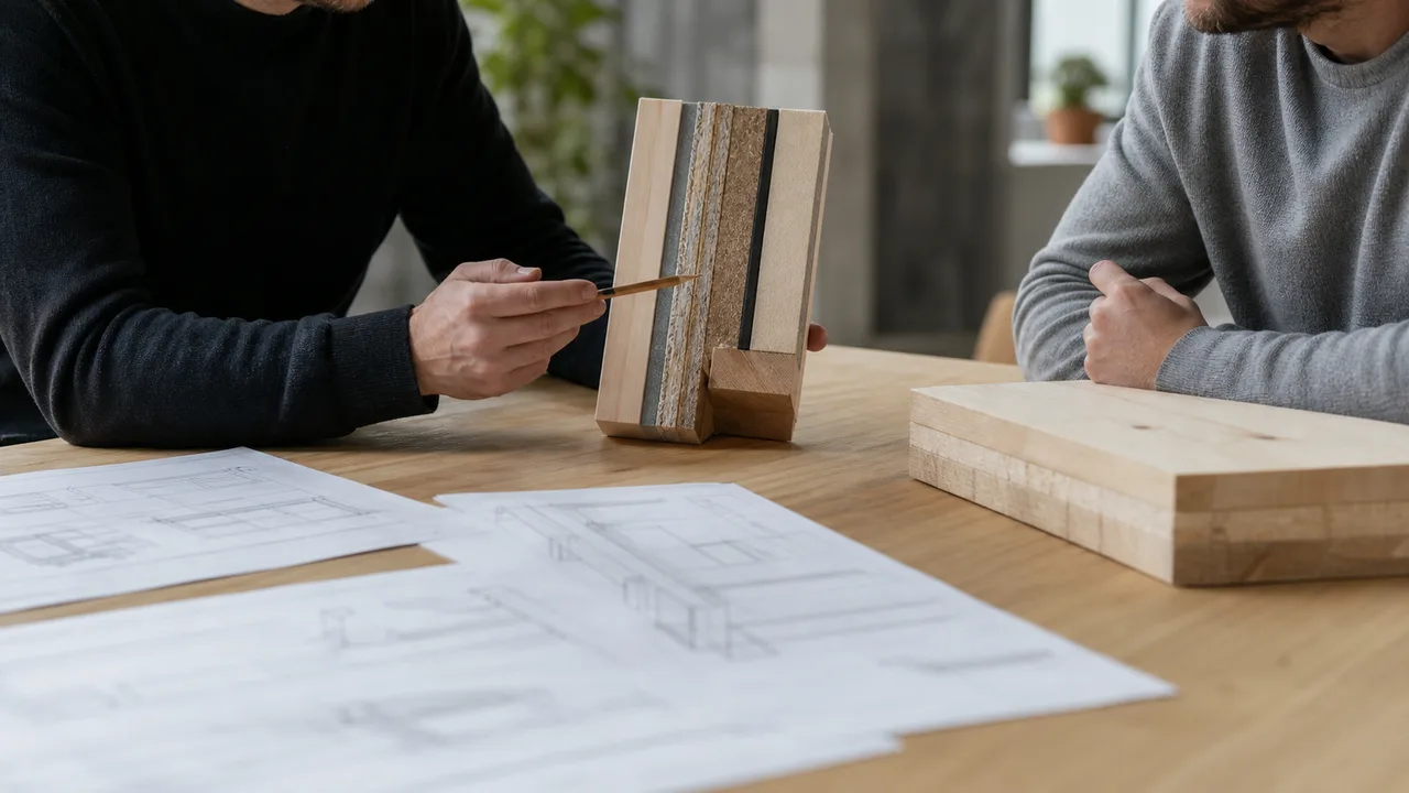 Progettista spiega al committente come scegliere tra i costruttori di case in legno